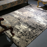 简约土耳其进口地毯客厅茶几地毯卧室 现代欧美式地毯宜家 灰色简