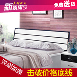 双层床头板 定制双人床头 现代简约床头 靠背烤漆床头板 定做包邮