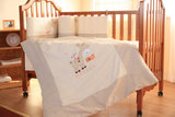外贸出口TTbaby全棉婴儿床品 小驴7件套婴儿床围 儿童床床品 床包