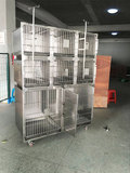 高档不锈钢304双面拉丝板1.2mm 宠物住院笼 寄养笼 展示笼