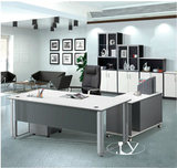 【骏跃】经理办公台电脑办公桌简易时尚钢木结构新款热销DB02