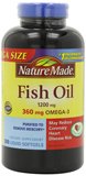 美国 直邮 NatureMade 鱼油 心血管保护 +欧米伽-3脂肪酸 300粒