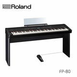 正品罗兰 ROLAND FP-80 电钢琴 舞台数码电钢琴 88键重锤