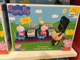 英国最新代购 佩佩猪 粉红猪小妹 peppa pig 课室积木玩具 过家家