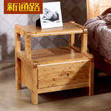 特价 实木家具 全实木床头柜 柏木床头柜  储物柜 收纳柜A071