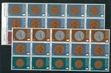 M6396格恩济1979普票钱币硬币邮票2连30枚（本票内芯）