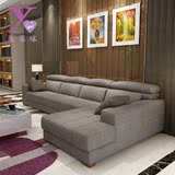 新款式布艺沙发羽绒沙发 可调节沙发实木沙发组合客厅功能沙发