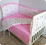 婴儿床围纯棉定做婴幼儿床上用品新生儿加厚防撞可拆洗宝宝护栏