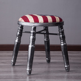 铁艺欧式坐凳简约时尚梳妆凳化妆凳子特价包邮可定制美甲椅