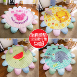 韩国太阳花卡通地毯全棉绗缝地垫卧室客厅宝宝爬行垫儿童防滑垫子