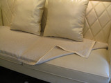 新款 纯色米白 防滑沙发垫布艺沙发坐垫沙发巾四季通用套罩沙发巾