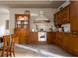 海宁海盐桐乡嘉兴新古典风格整体厨房设计纯实木橱柜订做海宁桐乡