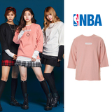 【大韩泡泡糖】NBA 韩国专柜代购 N163TS031P 2016年秋情侣 T恤