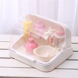 【天天特价】婴儿奶瓶储存盒餐具收纳盒整理架奶瓶收纳盒碗筷箱盒