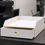 南亨 创意简约收纳盒桌面抽屉式整理箱a4文件架多层杂物储物盒柜