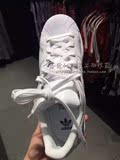 美国代购Adidas三叶草superstar贝壳头 女板鞋 全白鞋