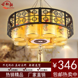 中式吊灯 圆形LED 古典餐厅客厅灯具 茶楼酒店包厢仿古中式灯具