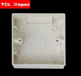 TCL罗格朗开关插座86型PVC底盒一位暗装线盒底盒正品TCL暗盒线盒