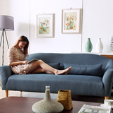 北欧现代日式沙发客厅家具布艺沙发单人双人三人组合沙发小户型