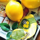 现货超逼真！泰国柠檬造型水果清香味手工皂精油皂沐浴香皂