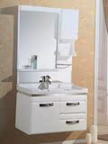 纯实木白橡木浴室柜落地组合洗脸池洗手盆台盆卫生间吊柜镜柜