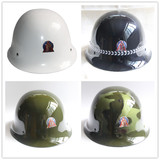 包邮京东PC迷彩玻璃钢头盔 防暴头盔 白色军绿色安全帽 保安治安