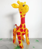 充气玩具地摊货源批发 宝宝pvc塑料玩具批发 夏季热销产品 长颈鹿