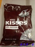 澳洲直邮 美国Hershey's kisses 好时银色牛奶巧克力 150G