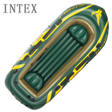 INTEX 68351加厚四人船充气船皮划艇4人钓鱼船橡皮艇