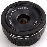 佳能 EF 40mm 2.8 STM 定焦镜头 单反数码相机专用镜头 步进马达