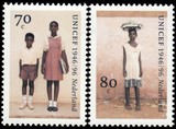 荷兰1996年 联合国儿童基金会成立50周年、非洲儿童 2全