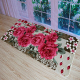 高档雅洁紫薇玫瑰花地毯客厅茶几卧室地毯床边毯阳台地毯飘窗垫