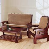 定做红木沙发坐垫实木沙发垫带靠背木质椅子垫春秋椅垫冬加厚海绵