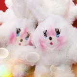 日本定制foxy的害羞兔子公仔带有香味的害羞小兔子钥匙扣包包挂件
