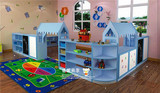 儿童乐园玩具组合收纳柜幼儿园区角组合玩具柜过家家玩具架门头