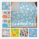 韩国斜纹纯棉单人儿童卡通绗缝水洗夏凉被空调被床垫幼儿园被子