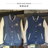 领悦运动专柜代购NEWBALANCE夏季男子运动夹克NCNM612011藏青灰色