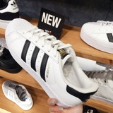 韩国正品Adidas专柜代购  adidas三叶草贝壳金标限量版细纹理女鞋