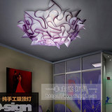 花朵式个性亚克力设计师创意吸顶灯客厅LED北欧宜家温馨卧室灯具