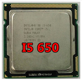 Intel 酷睿i5-650 散片cpu 双核四线程 3.2G主频 1156 i5 650 cpu