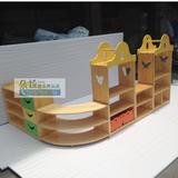 温尚幼儿园 玩具柜区角转角实木组合樟子松木制木质区域收纳柜子