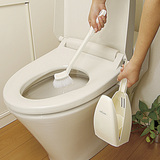 日本长柄马桶刷套装创意洗厕刷软毛卫生间坐便刷底座清洁刷套装