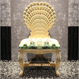 特价 装饰橡胶木新古典欧式酒店家具后现代木质江苏苏州成人餐椅