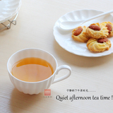 高档纯白160ml骨瓷咖啡杯欧式茶具下午茶具配碟配勺花茶杯红茶杯