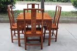 中式实木红木古典家具非洲花梨木四方正方形餐桌餐台八仙台八仙桌