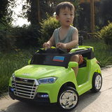 儿童电动车可手推玩具童车摇摆汽车宝宝可坐双驱遥控摇摆四轮奥迪