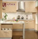 重庆临界整体厨柜定做 现代简约厨房双饰面板橱柜石英石台面