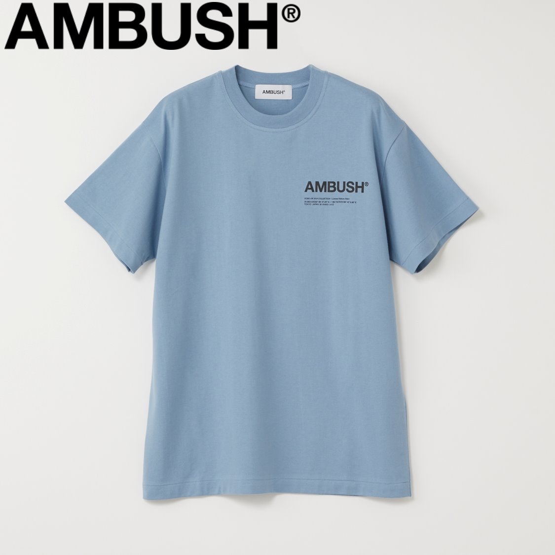 日本代购 ambush logo tee aw18 t-shirt t恤 4色 100% 棉