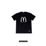 GRAF原创设计暗黑M记玩味BITE 黑色短袖T恤