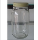 罐头瓶透明玻璃瓶蜂蜜瓶茶叶罐密封 储物罐收纳瓶糖果罐防潮带盖